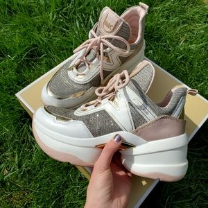 DISCONTINUED Michael Kors Glitter Trainers!